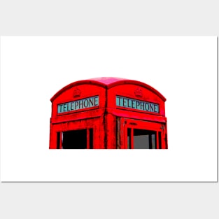 Red Phone Box Posters and Art